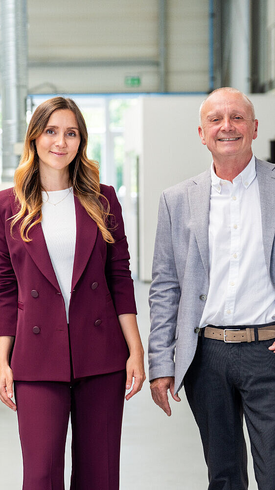 Geschäftsführung acurata Geschäftsführung von acurata bestehend aus Lara Mahnhardt, Karl Mahnhardt und Felix Geib.